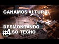 Desmontando falso TECHO del PASILLO y quitando MAMPARA, se hizo la LUZ!