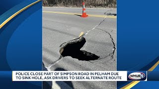 Police Shut Down Part Of Road In Pelham Due To Sink Hole