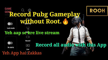 How to record Pubg internal audio in mobile |No root | No pc| Record all Pubg audio with Gameplay|