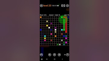 How To Solve Flow Free Premium 14x14 Mania Level 25 Hard Board Walk Through Solution Walkthrough