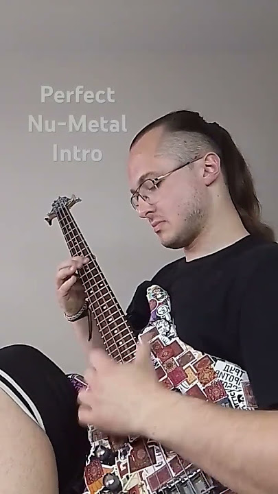 perfect nu-metal intro on bass #guitar #bass #bassguitar #melody #music #slapbass #motif #shorts