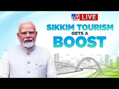 PM Modi LIVE | Orchidarium in Gangtok @ Sikkim - TV9 - TV9