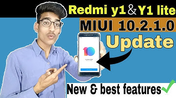 How to update miui 10 in redmi y1 and redmi y1 lite | redmi y1 &y1 lite stable miui 10.2.1.0 update