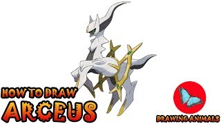 How To Draw Arceus Pokemon | Drawing Animals