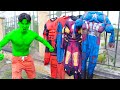 Hulk became a Superheroes and Help My Friends with Siren Head - BigGreenTV