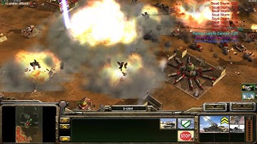 GLA Toxin General 2 vs 5 USA Hard Enemy Command & Conquer Generals Zero Hour