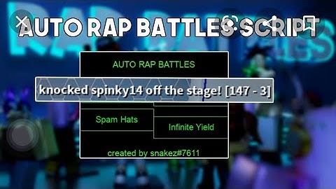 Roblox Auto Rap Battles Script!