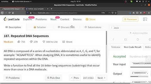 Repeated DNA Sequences | Microsoft, Google, Facebook interview question | Leetcode 187