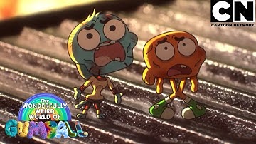 Episodio 1: La Hamburguesa 🍔😺 | El Maravillosamente Extraño Mundo de Gumball | CN