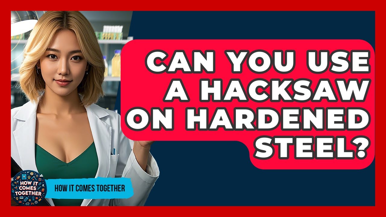 Can You Use A Hacksaw On Hardened Steel? - How It Comes Together