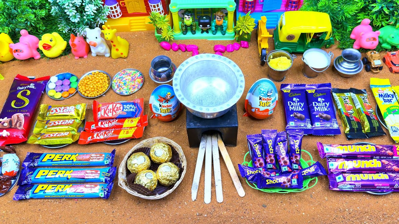 Рецепт мини-шоколадных шариков Ferrero Rocher, Kinder Joy и Kitkat | Все виды шоколадных шариков ...