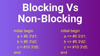 Verilog Blocking and Non Blocking statements | Blocking Vs Non Blocking | VLSI Interview Question