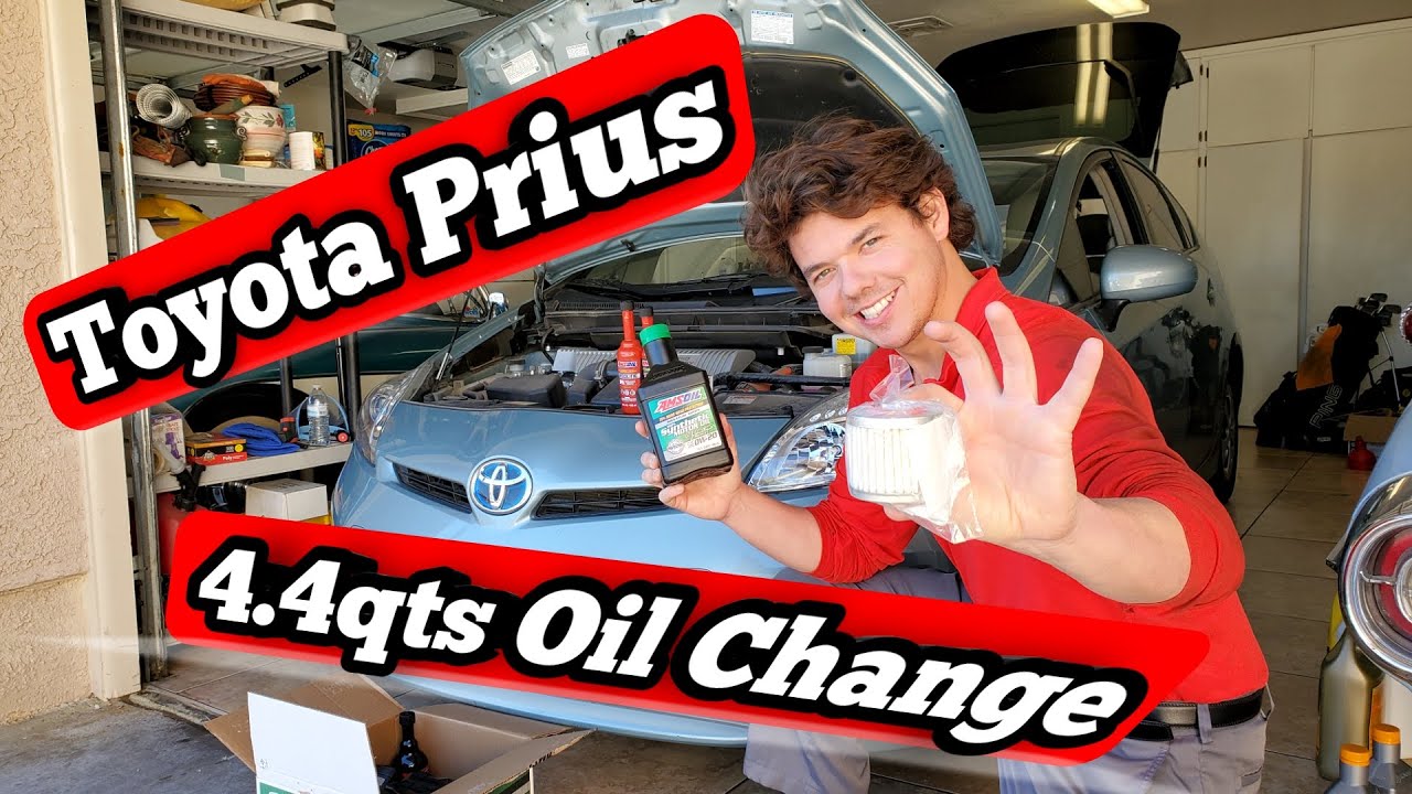 Toyota Prius 0W-20 Amsoil Oil Change Motor Flush 4.4 Qts