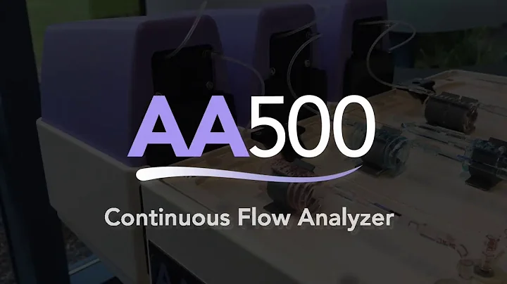 SEAL AA500 Continuous Flow Analyzer - English language