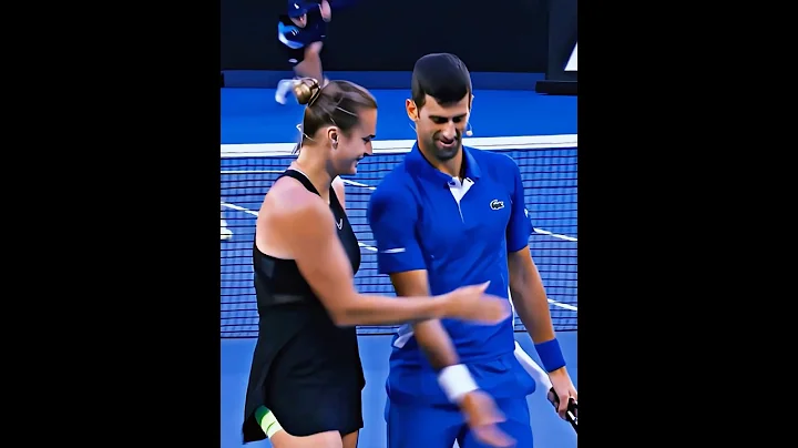 Djokovic and Sabalenka are so funny 🤣🤣 (part 2) || #djokovic #sabalenka #ao2024 #fy #foryou #🎾
