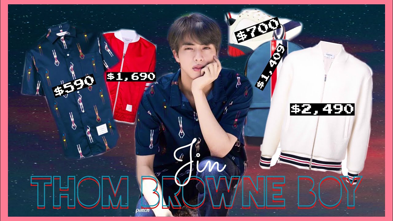 BTS's Jin Proves Himself As The King Of Thom Browne - Here Are 8