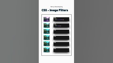 🎨 CSS3 Image Filters Unlocked! | Transform Your Images Like a Pro ✨💻 #shorts #shortvideo #video #ai