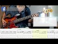 System Of A Down - Lonely Day BASS COVER + PLAY ALONG TAB + SCORE