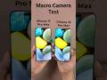 iPhone 17 Pro Max vs iPhone 16 Pro Max Macro Camera Test #shorts