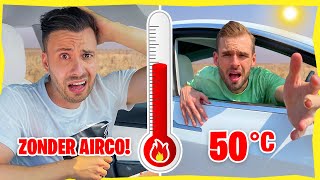 WIE HET LANGST IN DE AUTO ZONDER AIRCO BLIJFT WINT! *50 graden*