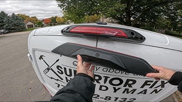 2023 Ford Transit 250 Top Taillight Replacement – Backup Camera Install