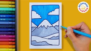 Drawing Nature 🏔️ Art for Kids by Desenhos da Tia Anabela 226 views 1 month ago 5 minutes, 16 seconds