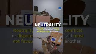 What are the 4 humanitarian principles