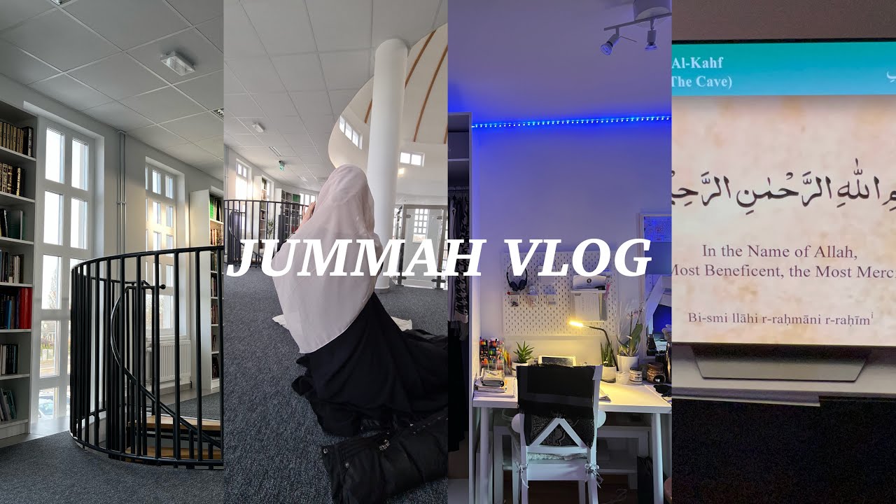 VLOG | 06:00AM jummah day in my life a relaxed and productive day|Muslim high school student