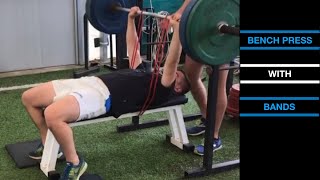 Band Bench Press: HOW TO SET UP