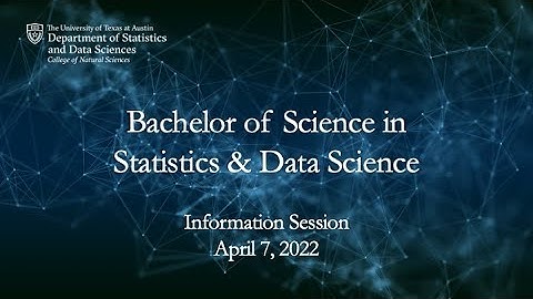Information Session: Bachelor of Science in Statistics and Data Science