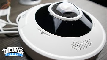 Uniview Fisheye Overview with 2-Way Audio Demonstration (IPC868ER-VF18-B & IPC815SR-DVPF14)