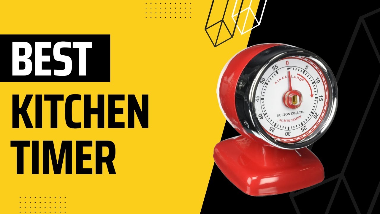 Kikkerland Vintage Streamline Kitchen Timer Reviews | Best Cool Gadget Review in 2022
