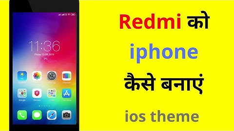 Redmi go 📲ko iphone 11 pro ma kasa  badle ios system install 100%