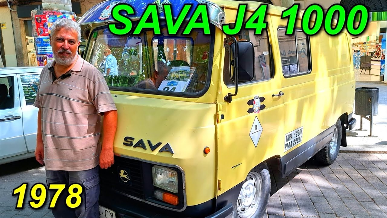 ⛽Sava J4 1000. El popular furgón español de 1978. #furgonetas