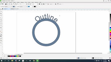 Corel Draw Tips & Tricks Outline text when it