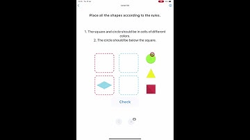 Easy Game - Brain Test Level 54 - Place all the shapes according to the rules