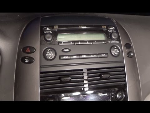 DIY: 2004-2010 Toyota Sienna Stereo removal & installation of Tomtop 7" touchscreen BT stereo