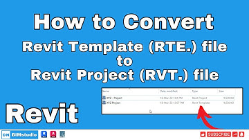 Revit template (RTE.) file to Revit Project (RVT.) file | REVIT | Hindi