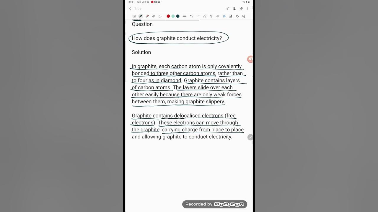 how-does-graphite-conduct-electricity-youtube
