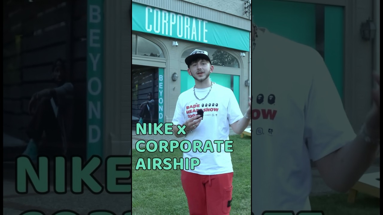 WORLDWIDE REVEAL OF THE CORPORATE x NIKE AIRSHIP LIVE ON THE CHANNEL 9/10/23  