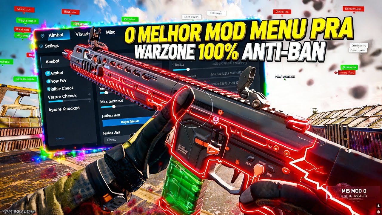 USEI O MELHOR HACK PRA WARZONE | O Hack Que Os Streamers Usam - HEROI MENU