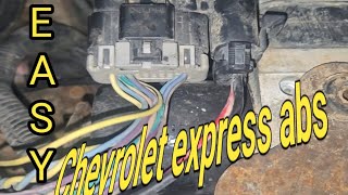 Chevrolet express (ABS &Brake warning ⚠️ light on)