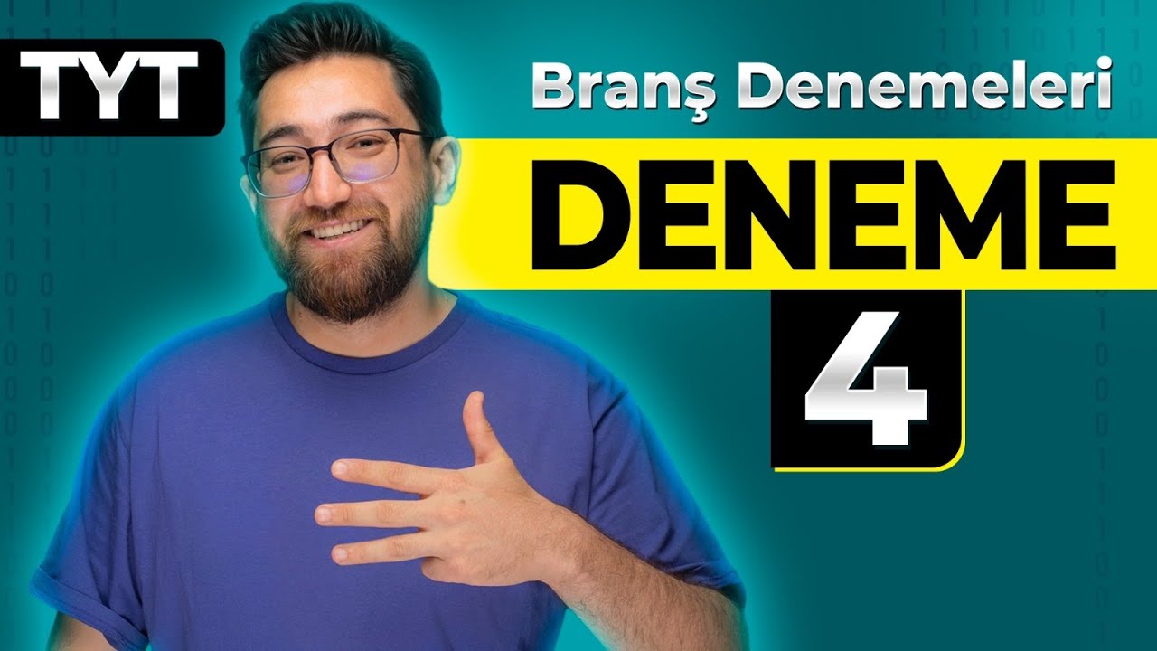 TYT Matematik 10’lu Branş Denemesi | 4.Deneme Çözümleri