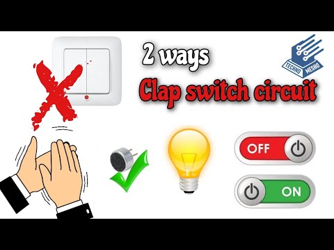 دائرة تحكم فى الاجهزة بالتصفيق   