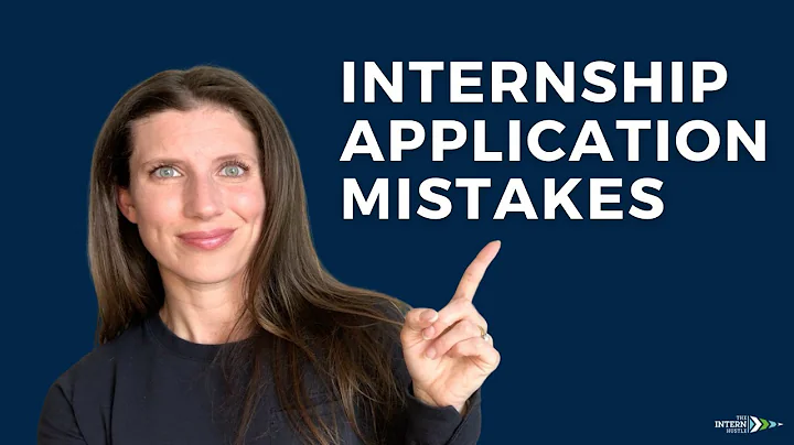 Internship Application Mistakes You May Be Making