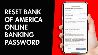 How to Reset Bank of America Online Banking Password