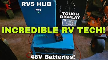 INCREDIBLE RV TECH! BLUETTI 48V to 120V to 12V! 