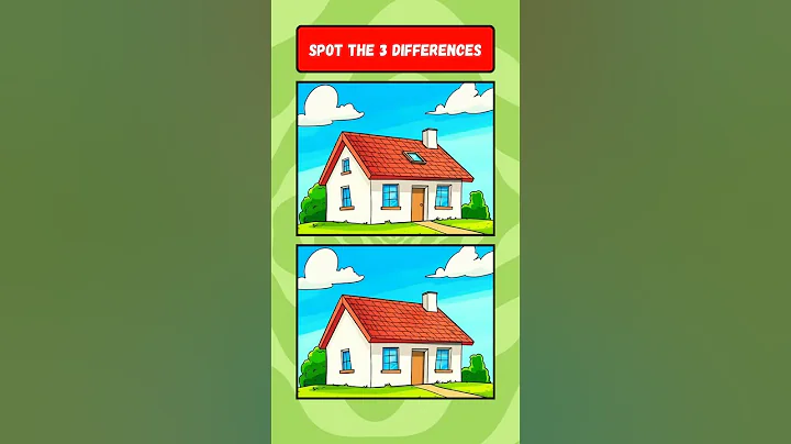 "Can You Spot the 3 Differences?"  | QUIZZERr #shorts #games  #difference #trending #global