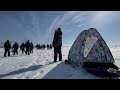 ЗИМНЯЯ РЫБАЛКА НА БЕЛОМ ОЗЕРЕ . Рыба болеет. Рыбаки бегут с озера. 