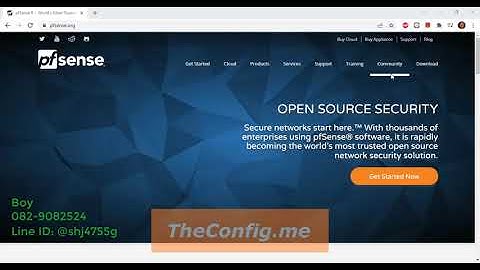 ขั้นตอนการติดตั้ง และกำหนดค่าเบื้องต้นของ pfSense Firewall Version 2.6